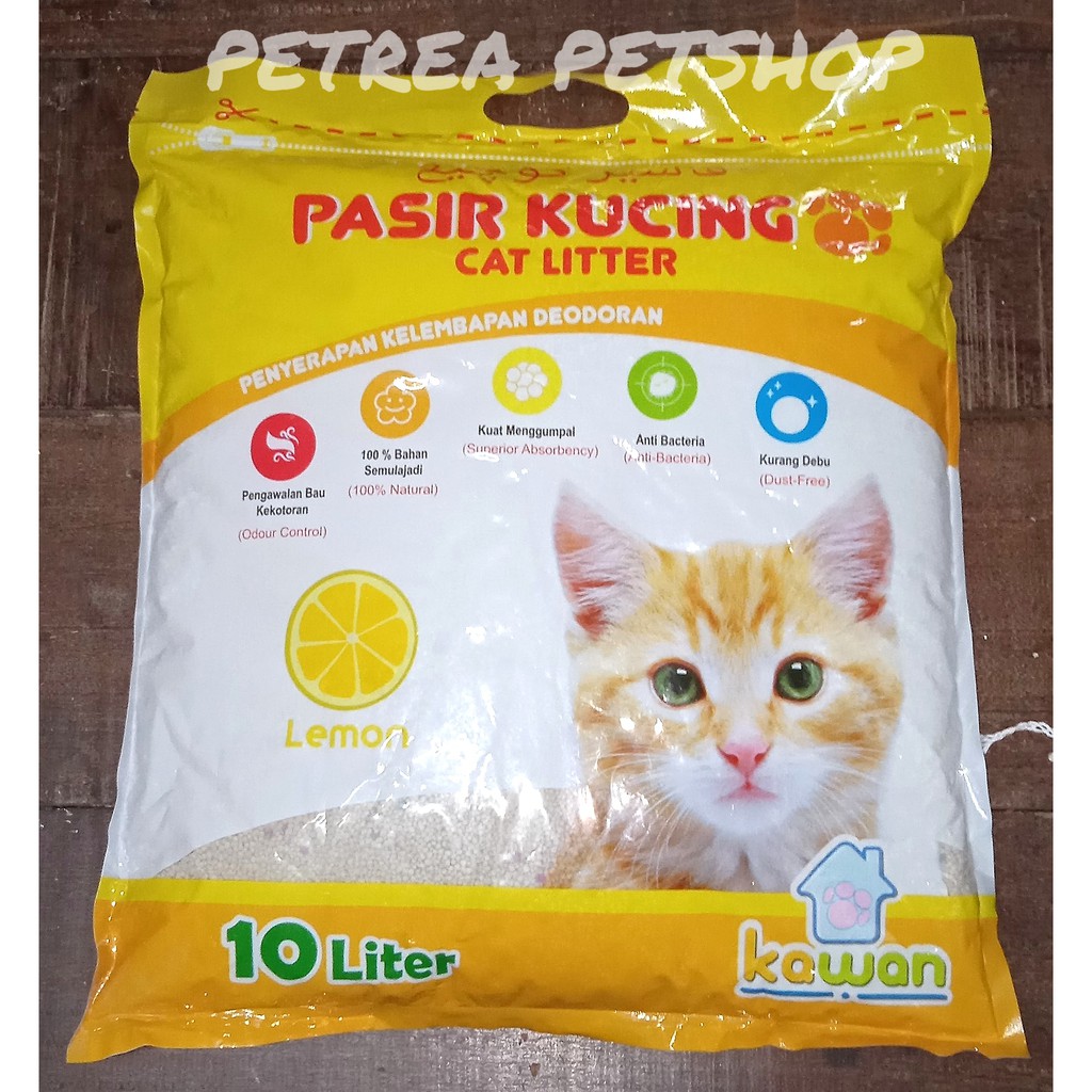 Pasir Kucing / KAWAN Premium Clumping Cat Litter 10L (MAXIMUM 2 