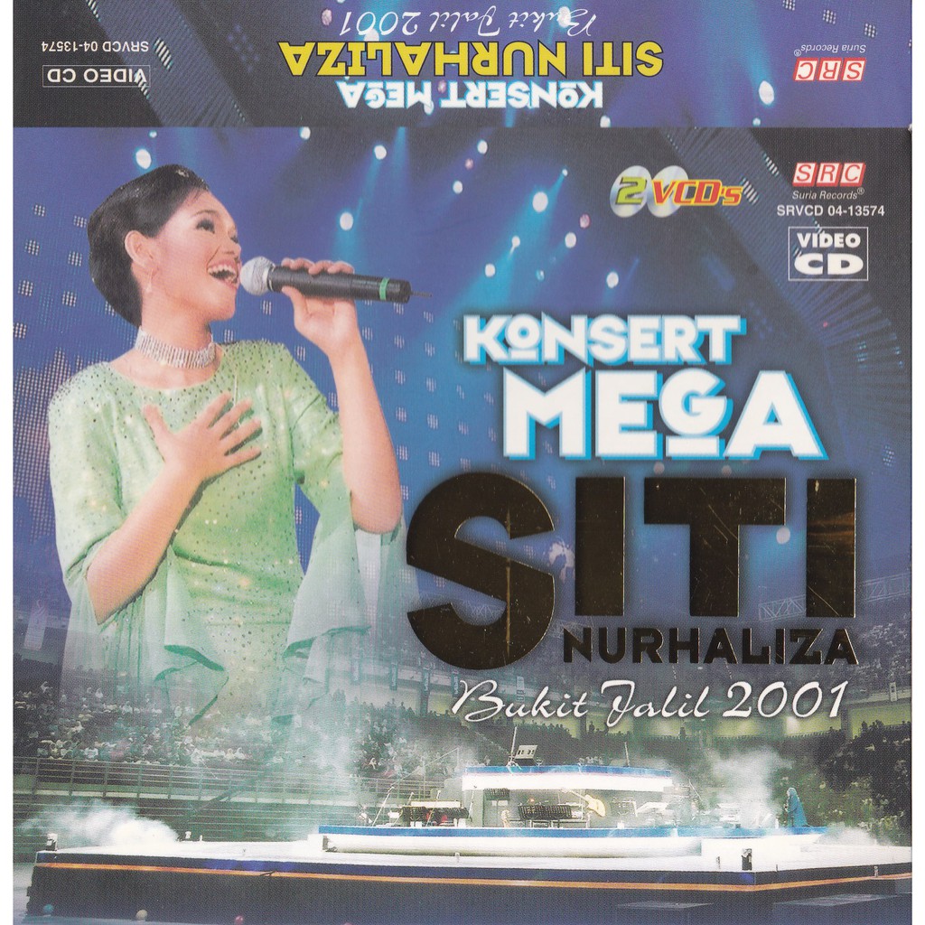 VCD Konsert Mega Siti Nurhaliza Bukit Jalil 2001 (2 Discs)