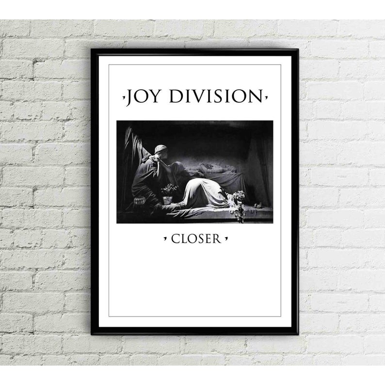 READY STOCKJOY DIVISION 1979 closure Ian Curtis Music Rock band Memorabilia Legendary Iconic Rock and Roll Wall Decor