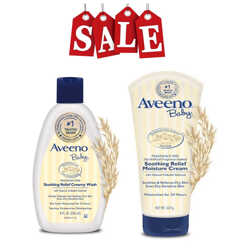 CLEARANCE!! BL Aveeno Baby Soothing Relief Moisturizing