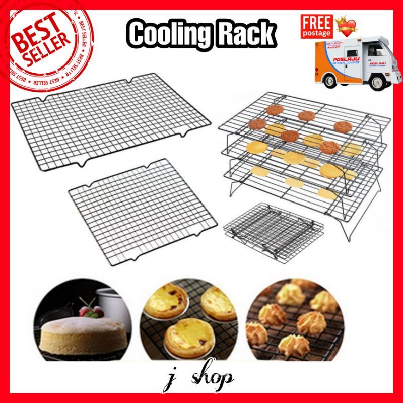 Cooling Rack Big Size Non Stick Cooling Tray Cake Food Rack Oven Kitchen Baking Pizza Bread Barbecue