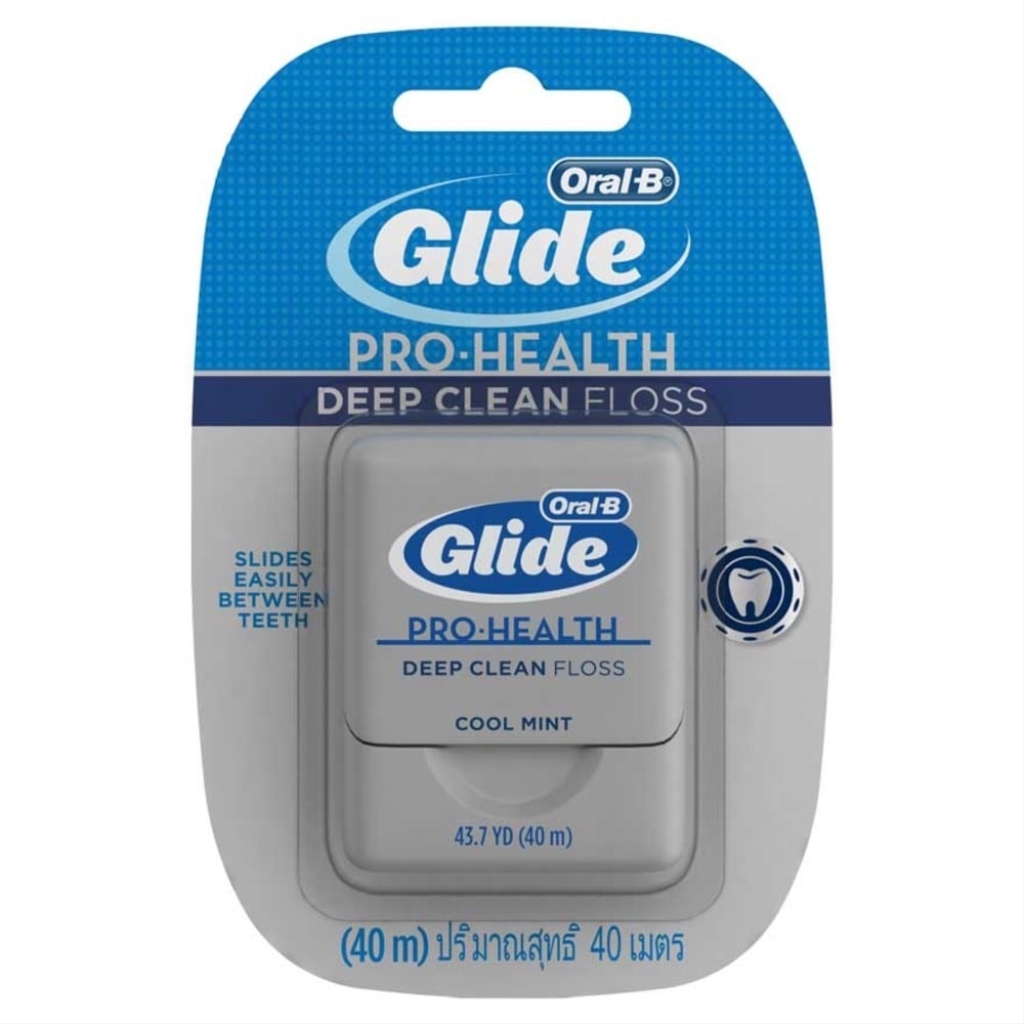 ORAL-B Glide Deep Clean Floss Cool Mint 40m WT2 | Shopee Malaysia