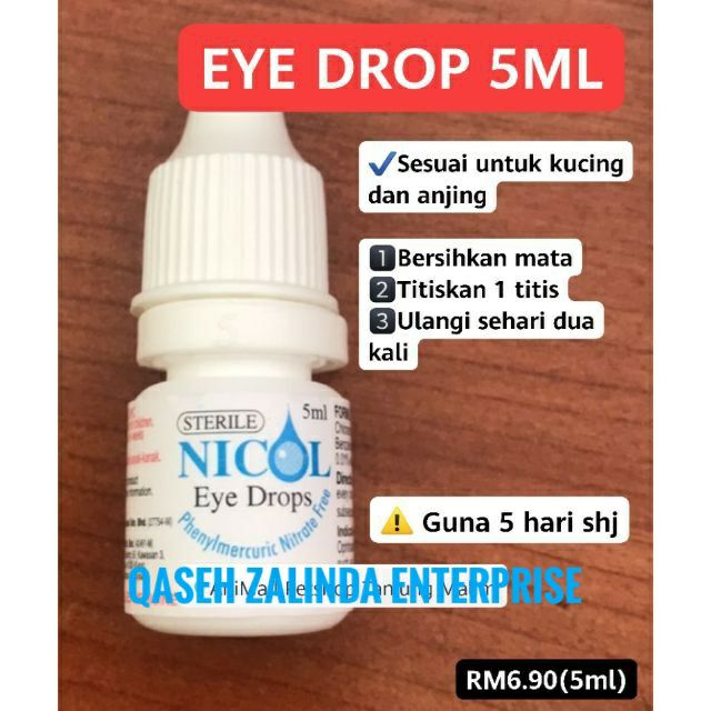 Eye Care Ubat Mata Kucing Eye Drops Cat Shopee Malaysia