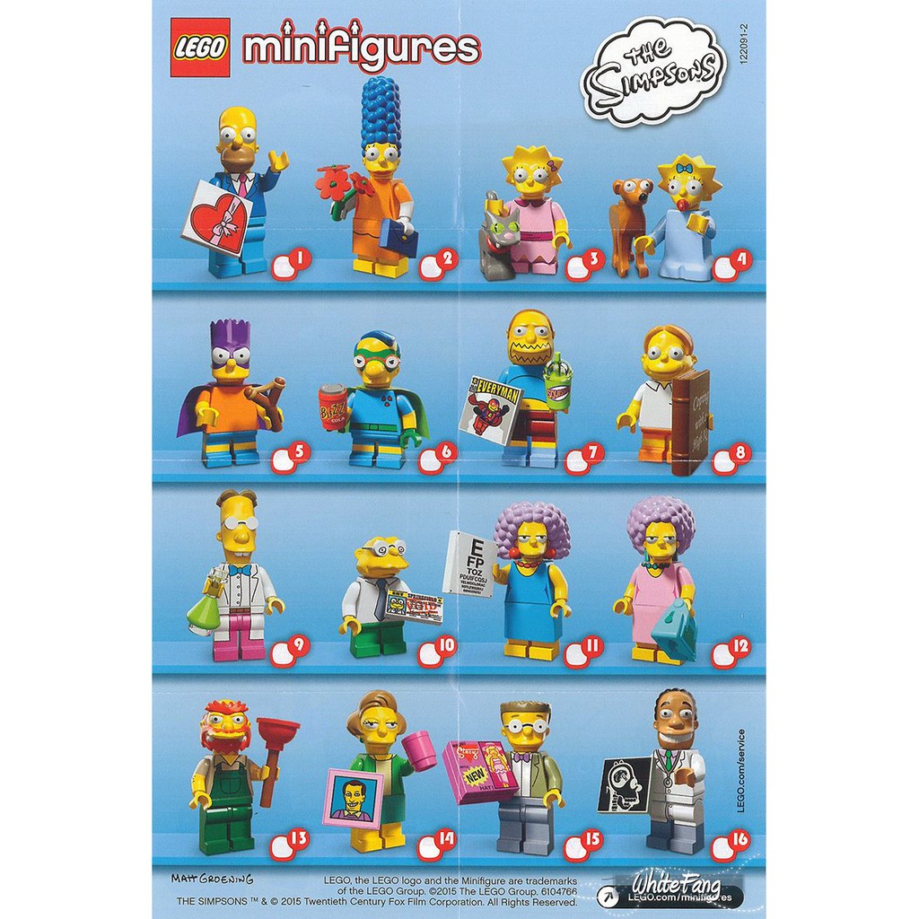 simpsons minifigures series 2