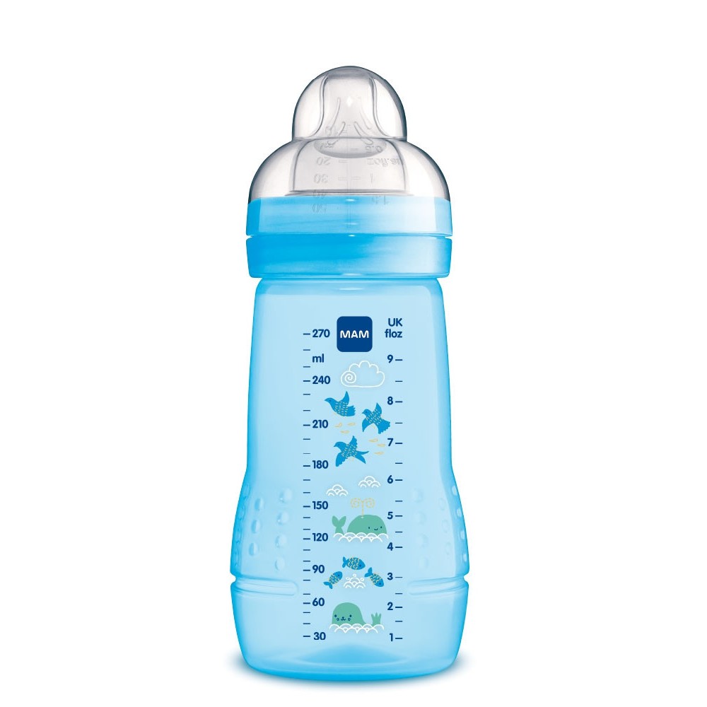 MAM Easy Active Baby Feeding Bottle 270ml Single (without box) /Twin