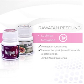 NOSYGONE / LUCIMAX SENDAYU TINGGI - UBAT RESDUNG  Shopee 