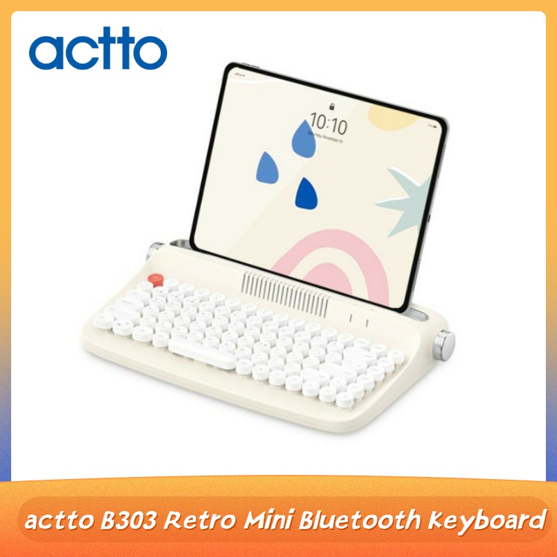 Original Actto B303 Korean Keyboard Retro keyboard Mini Bluetooth