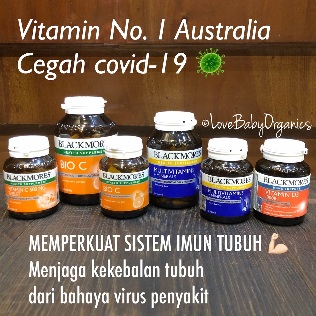 Blackmores Vitamin C 500mg Bio C 1000mg Vitamins D3 Iu Multivitamins Immune Supplements Shopee Malaysia