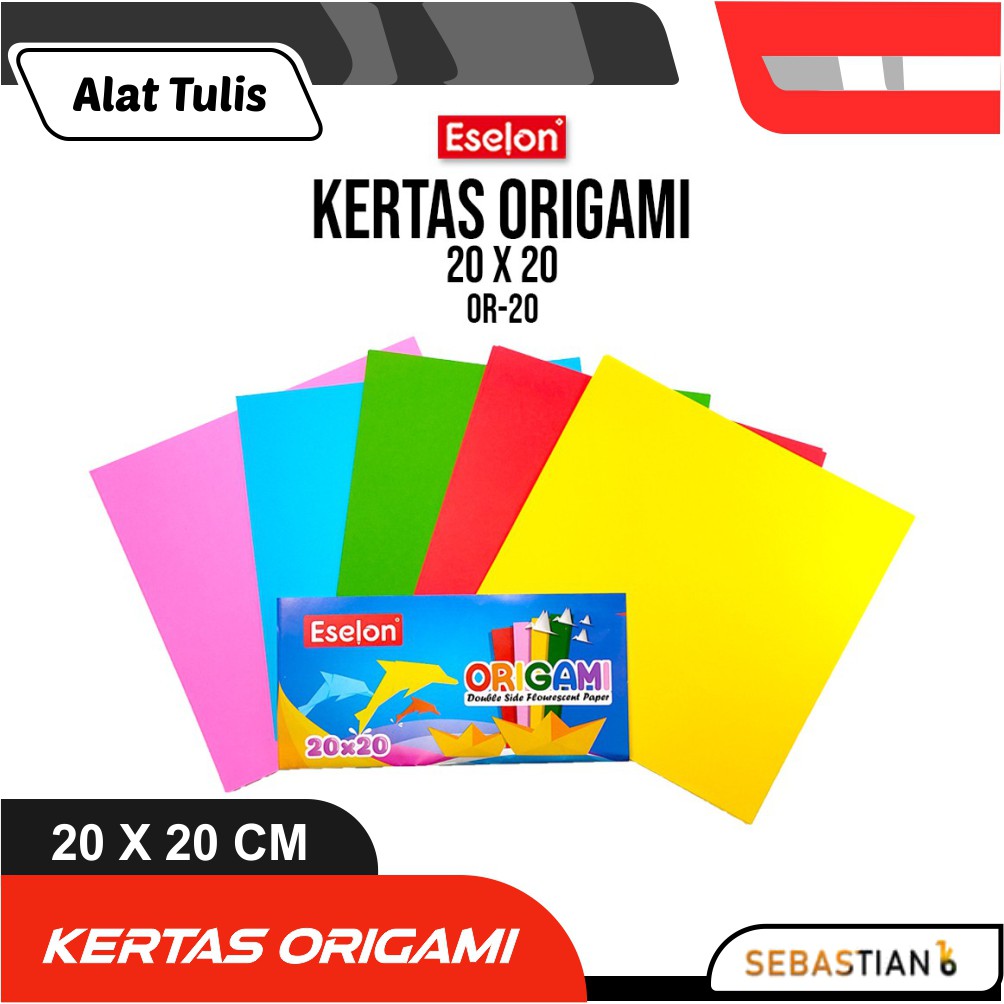 Origami Paper Size 20x20 12x12 14x14 16x16 Large Origami Paper Origami Japanese Big Brand Elephone Shopee Malaysia