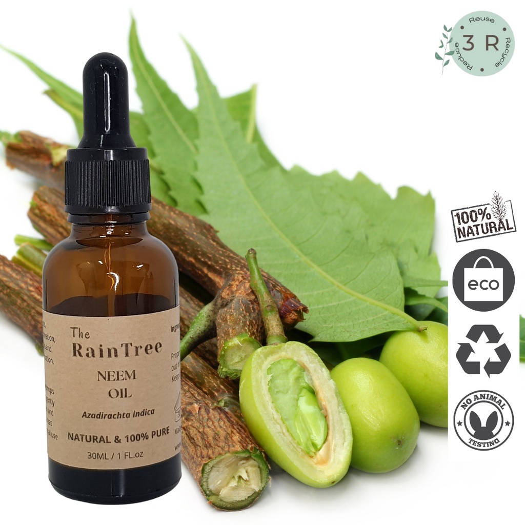 Neem oil Improve Hair Growth and Smooth fine lines| Zero Waste | Shopee  Malaysia