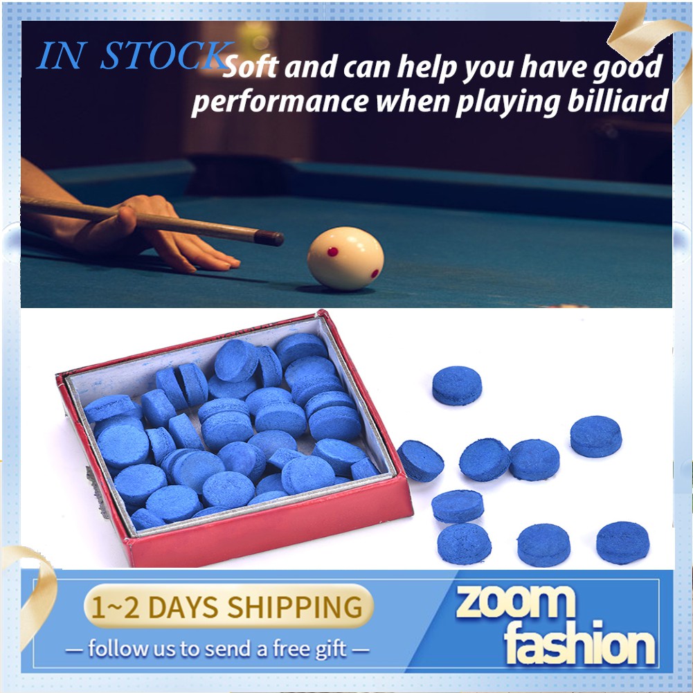 Reliable Multi High Quality 50pcs Billiard Pool Snooker Stick Pole Cue Tip 10mm Box - Image 2