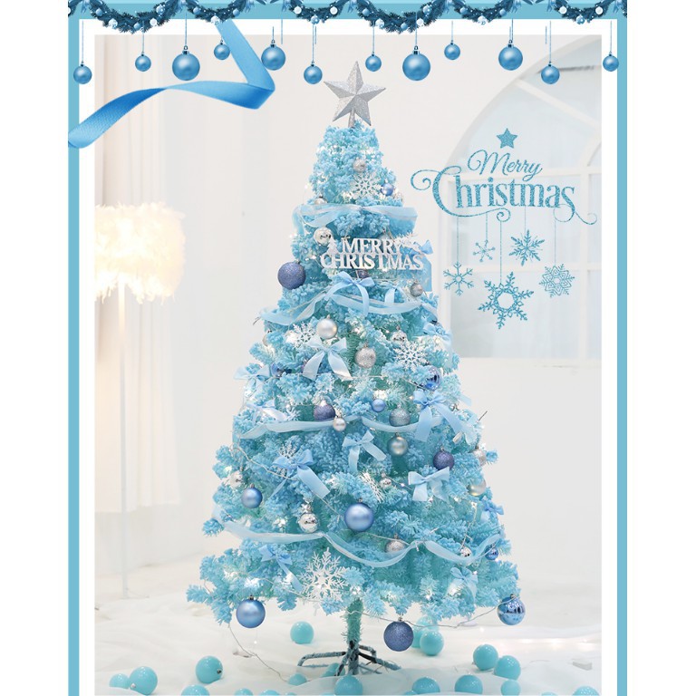 blue christmas tree