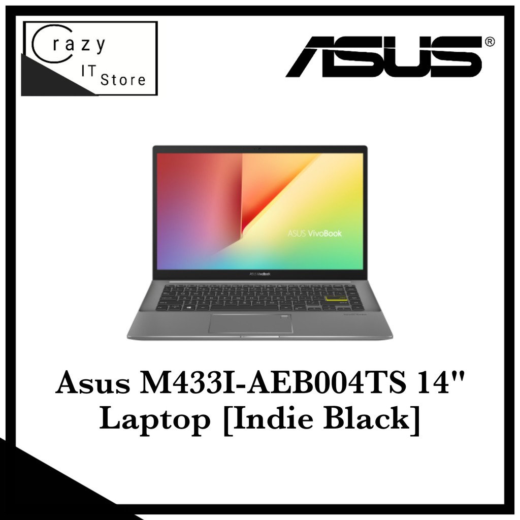 Asus M433I-AEB004TS (AMD Ryzen7) Laptop 14" - Indie Black | Shopee Malaysia