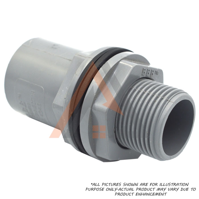 PVC Fitting VTank Connector Pipe Connector Penyambung Paip 1/2" (15MM