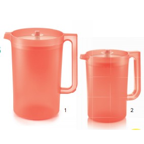 Coral Blooms Pitcher Set