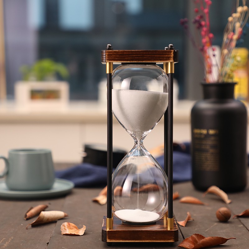 modern hourglass sand timer