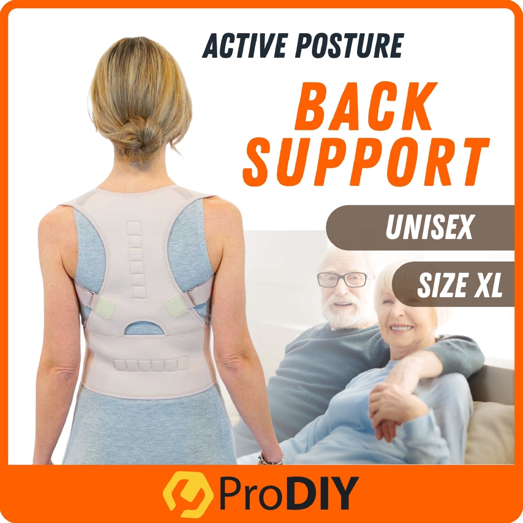 Active Posture Gripping Back and Shoulder Support Brace Back Support Penyokong Belakang Badan