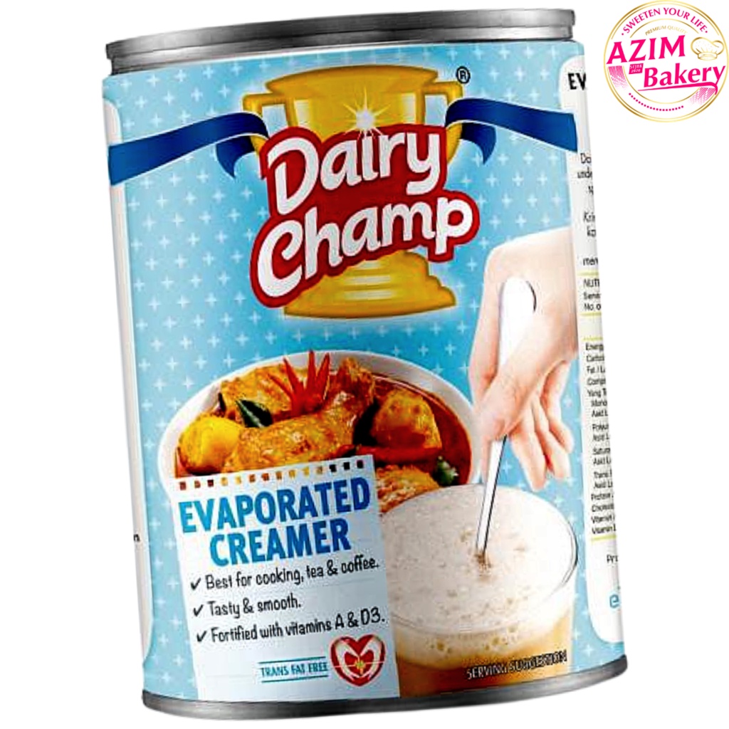DAIRY CHAMP EVAPORATED KRIMER 390G Shopee Malaysia