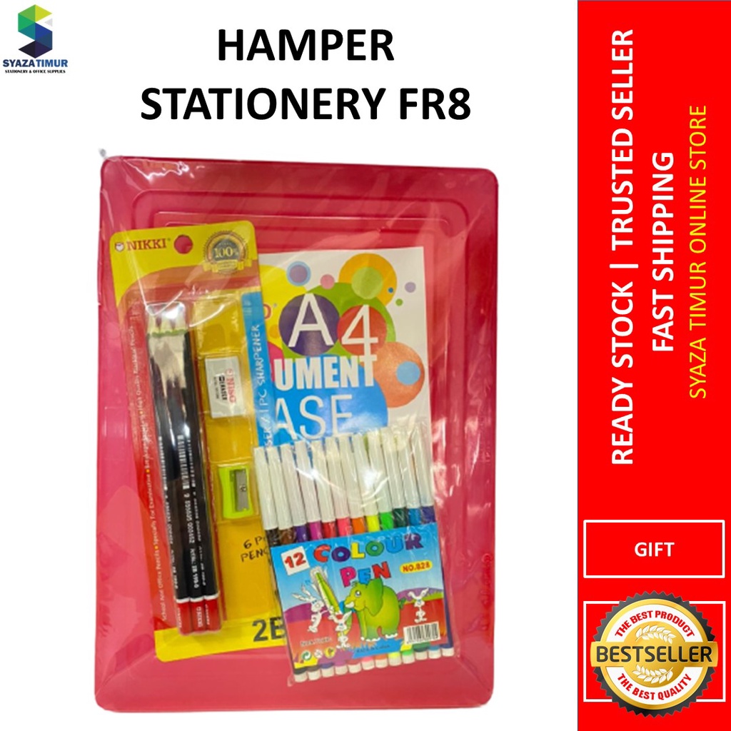 [STGR MY] Stationery Hamper Gift FR8 / Stationery Set / Hamper Alat Tulis / Hadiah Sekolah