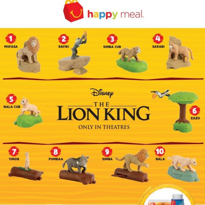 mcdonalds lion king
