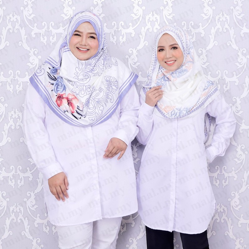  Kemeja  Wanita Muslimah Office Formal  Women Shirt Perempuan  