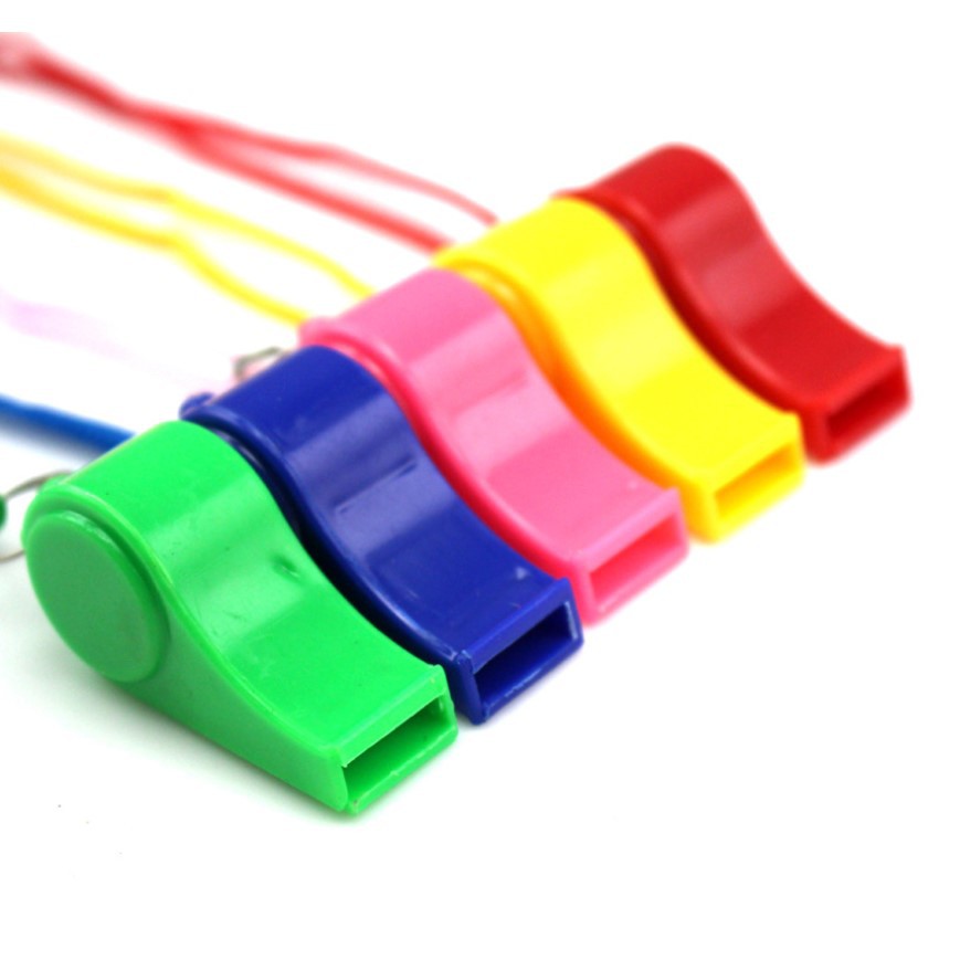 IsALifestyle (12/pk) Kid Whistle Sport Blower Party Noise Maker Random Colour Children Survival Kit Wisel Sukan Pengadil