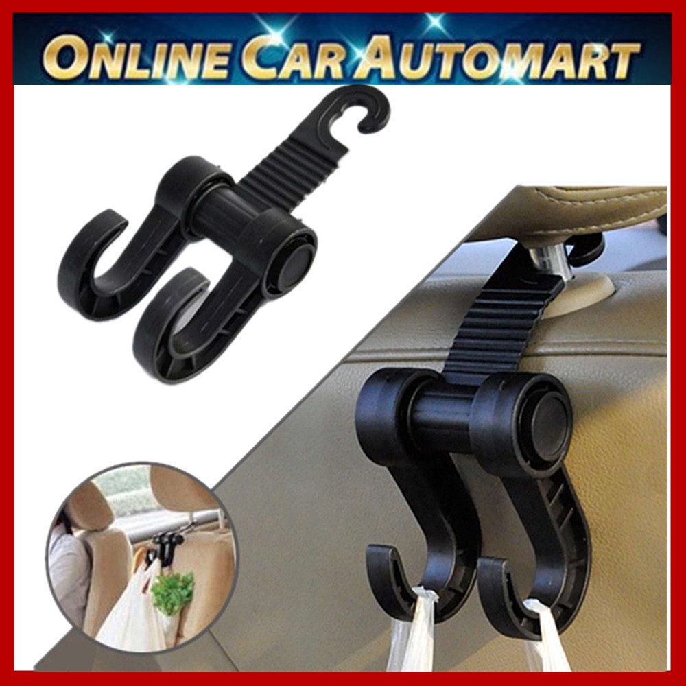 Multipurpose Rotating Car Hanger/Car Holder Durable Hook Hanger (Black)