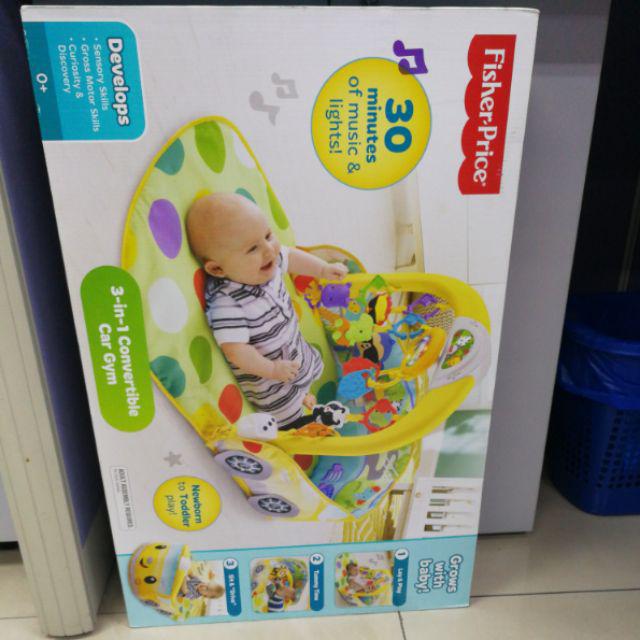 fisher price 3 in 1 car gym