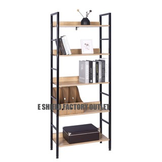 5 Tier Book Shelf Bookcase Multipurpose Shelf Display 