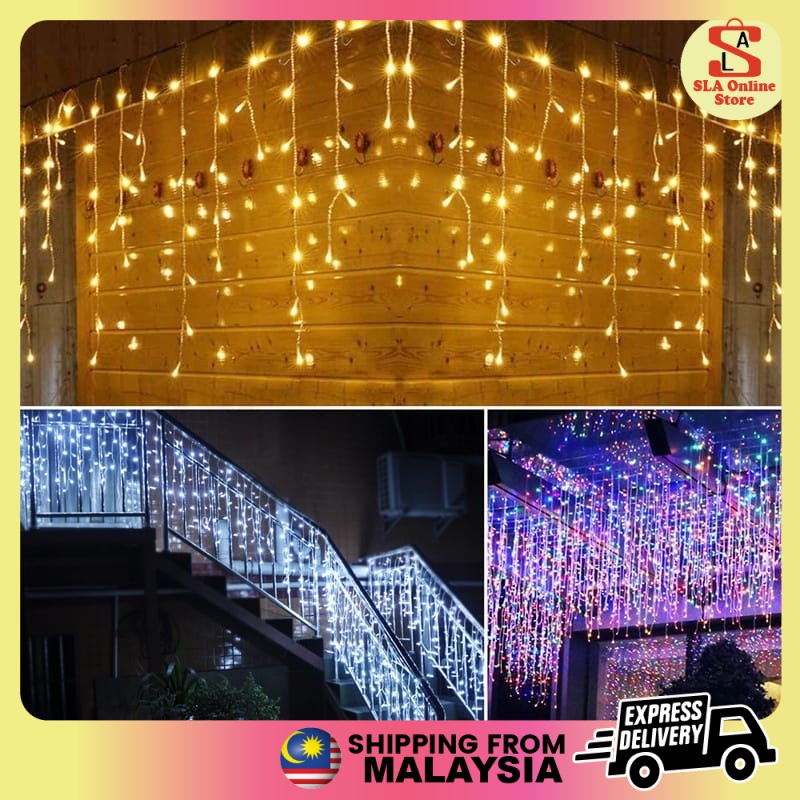 5M 216LED / 4M 96 LED Light / LED Lampu Starry String Fairy Light Festival Decor Lampu Raya Hiasan Christmas light