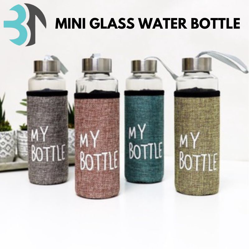 Botol Air Minuman Kaca Mini Glass Water Bottle 300ML | Shopee Malaysia