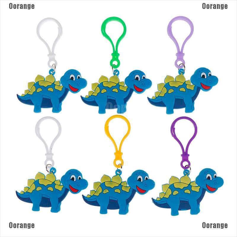 Pm 6pcs Dinosaur Theme Keychains Birthday Party Decorations Baby
