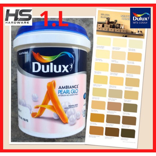 L Dulux Ici Interior Ambiance Pearl Glo Light Cream Colour Paint Shiny