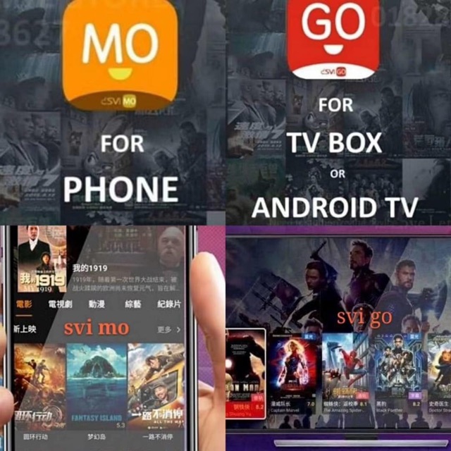 SVI GO &amp; SVI MO SVICLOUD Subscription ANDORID MOBILE / TVBOX / TV BETTER  THAN IPTV4K &amp; MYIPTV4K JOYTV HAPPYTV HAOHD