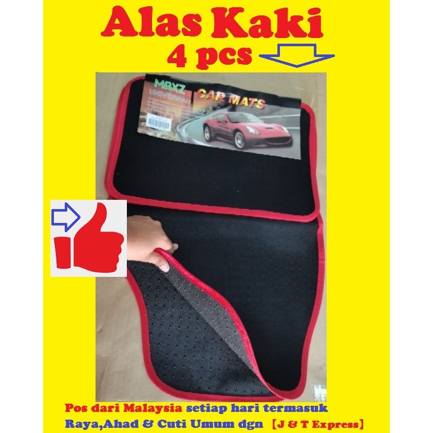 Car Floor Mat Karpet Kereta Alas Kaki Car Carpet Rubber ...