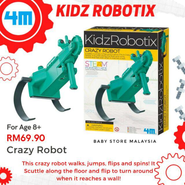 kidz robotix crazy robot