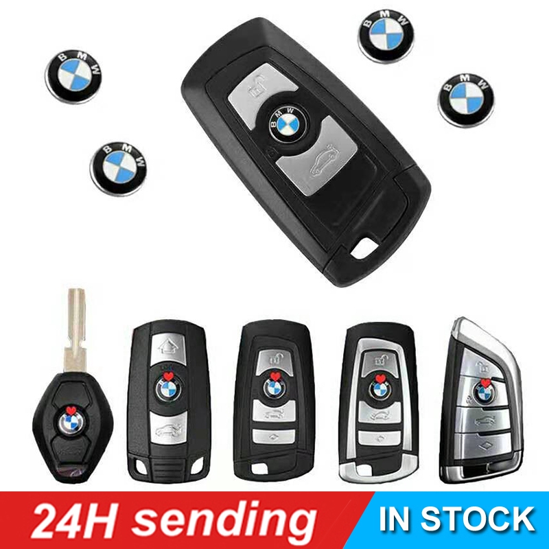 [Ready Stock] BMW F30 F10 E36 E39 E46 E60 E90 M3 M5 M6 MSport 11mm KEY FOB REMOTE BADGE LOGO STICKER BMW Key Emblem Accessories