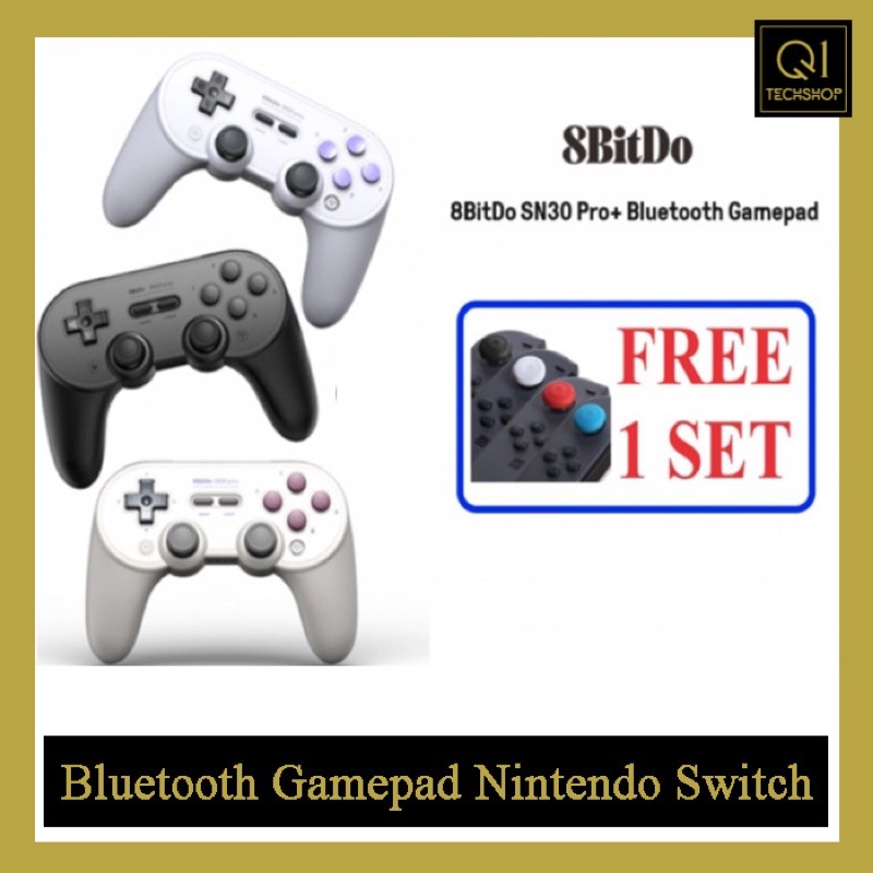 8bitdo Sn30 Pro Bluetooth Gamepad Sn Edition Nintendo Switch Mac Os Windows Android Iphone Shopee Malaysia