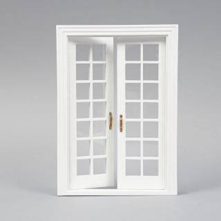 1 12 Doll House Dollhouse Mini Furniture Model Diy Double Door