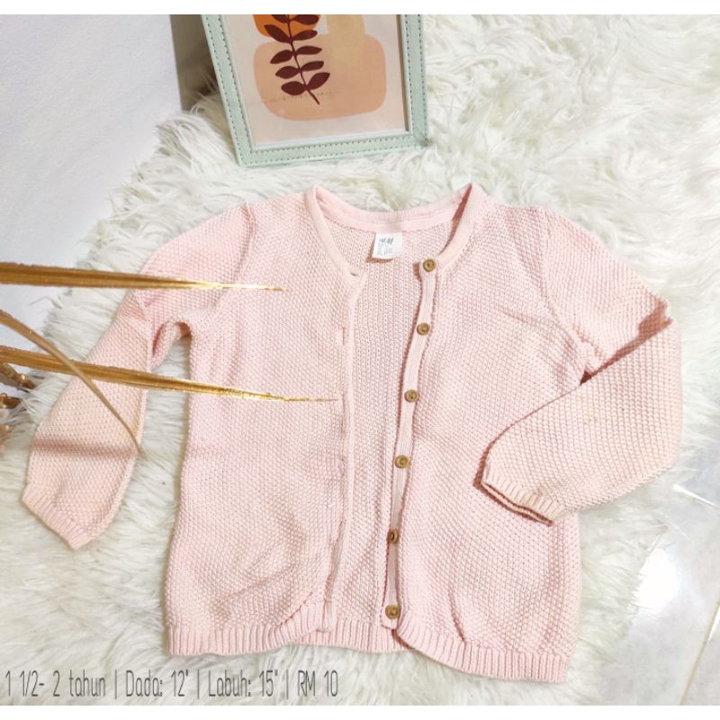 h&m cardigan baby