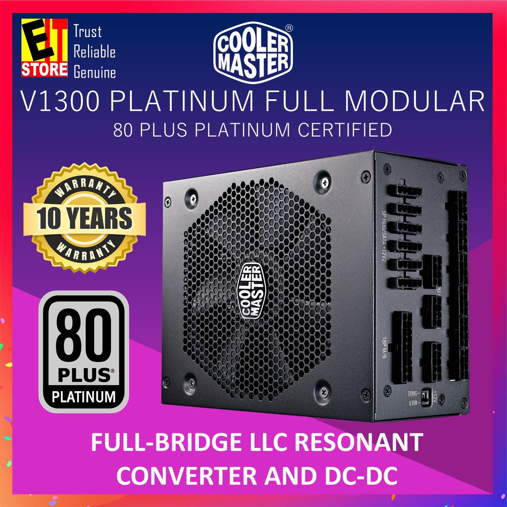 COOLER MASTER V PLATINUM 1300W FULL MODULAR POWER SUPPLY (MPZ-D001 ...