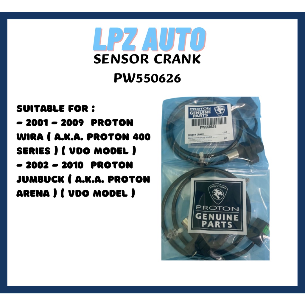 Proton Wira Arena Satria VDO Crankshaft Position Crank Sensor 4G13 4G15