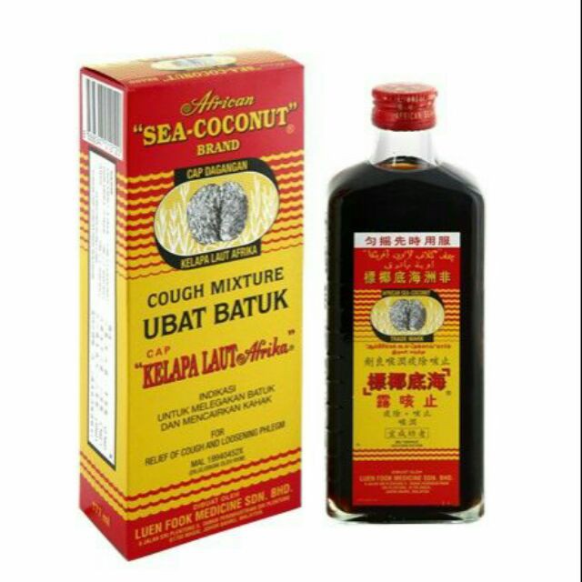 UBAT BATUK CAP KELAPA LAUT AFRIKA 177ML  Shopee Malaysia