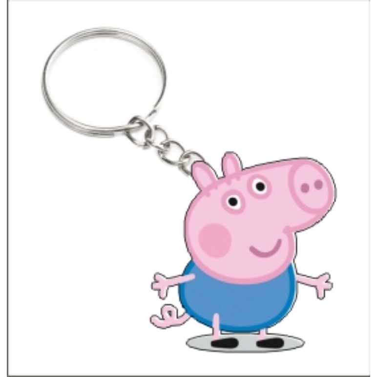 acrylic Peppa pig keychain (1pc) | Shopee Malaysia