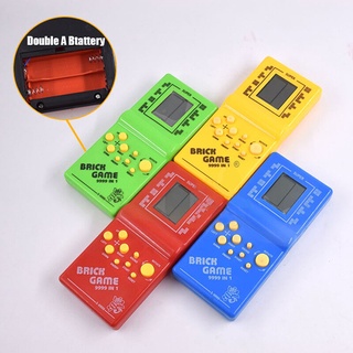 🔥Malaysia Ready Stock🔥 Classic Tetris Hand Held LCD Electronic Toy Fun Brick Game Riddle Toys