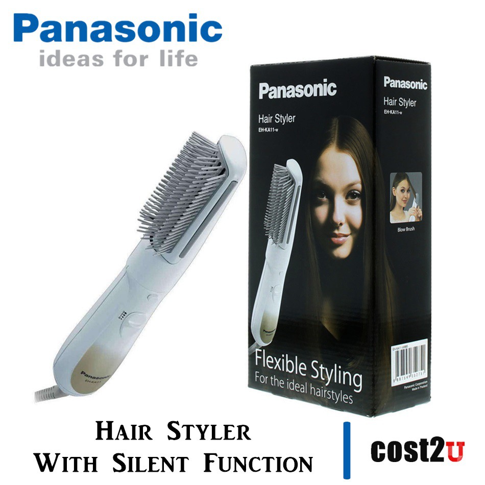 panasonic hair straightener brush