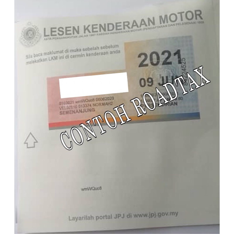 ROADTAX KERETA 1.6cc  Shopee Malaysia