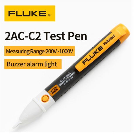 FLUKE 2AC-C2 VoltAlert Non-Contact Voltage Pen AC200-1000v Detector Tester Meter