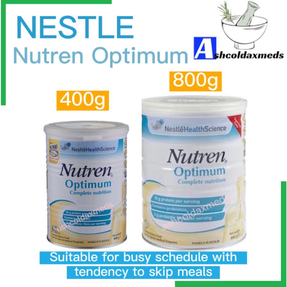 Nestle Nutren Optimum 400g Or 800g | Shopee Malaysia