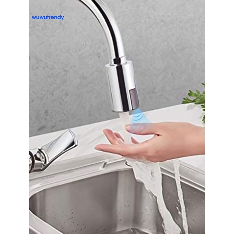 Must Versatile wuwutrendy Simple Operation Sensor Faucet Automatic Non-contact Water Saving Infrared Sensing Wear-res... - Image 5